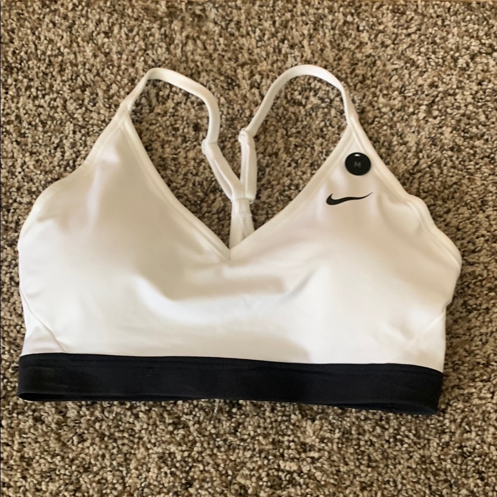 Nike Women's White Sports Bra